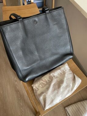 Dagne Dover Allyn Tote Leather Black